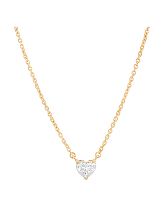 Pendente Heart Ouro Amarelo E Diamantes