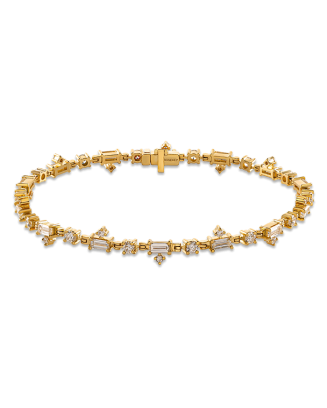 Pulseira Fizz At First Sight em Ouro Amarelo e Diamantes