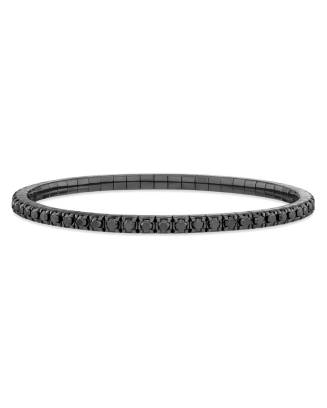 Pulseira Tennis Diamantes Pretos