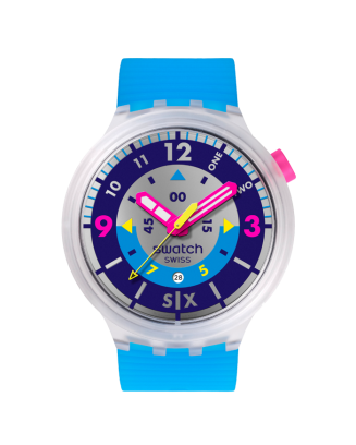 Relógio Swatch homem Azul Neon