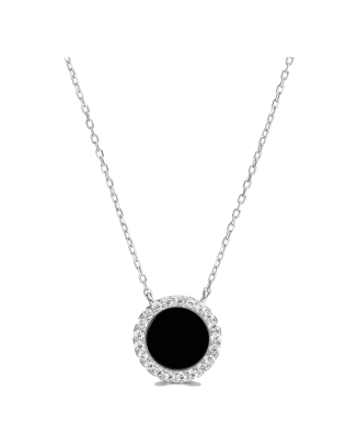 Colar PIETRA Círculo Onix M