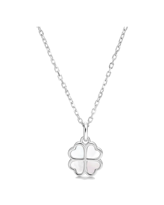 Colar PIETRA Trevo Branco