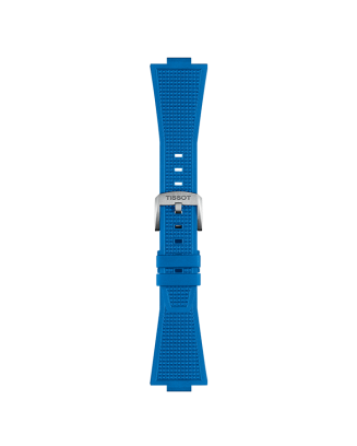 Bracelete Tissot Oficial PRX40mm Borracha Azul