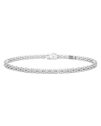 Pulseira Link Ouro Branco