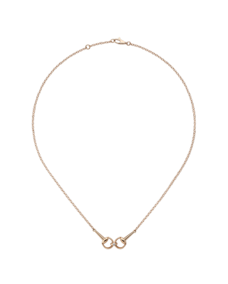 Colar Horsebit, diamante, Ouro 18K 40-42cm