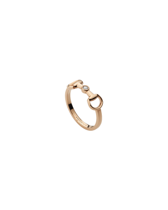 Anel Horsebit, diamante, Ouro 18K