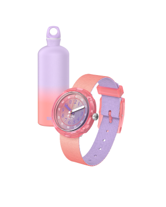 Rel&oacute;gio Flik Flak de crian&ccedil;a rosa SIGG