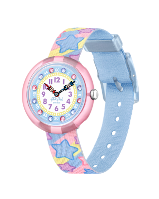 Relógio Flik Flak de criança estrelas