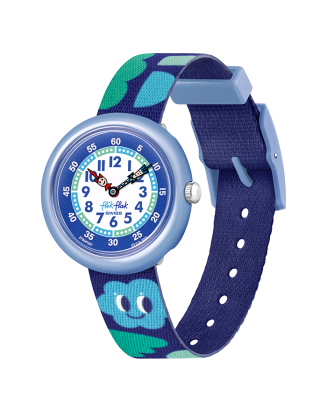 Relógio Flik Flak de criança nuvens