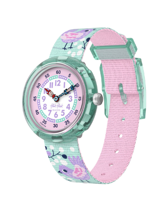 Rel&oacute;gio Flik Flak de crian&ccedil;a passarinhos