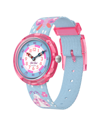 Rel&oacute;gio Flik Flak de crian&ccedil;a azul