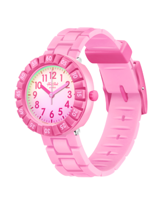 Relógio Flik Flak de criança rosa