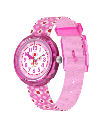 Rel&oacute;gio Flik Flak de crian&ccedil;a flores