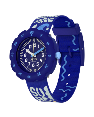 Rel&oacute;gio Flik Flak de crian&ccedil;a azul