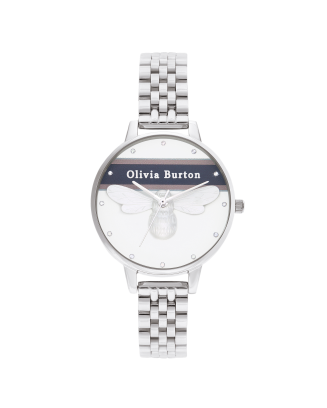 Relógio Varsity Aço e Cristais