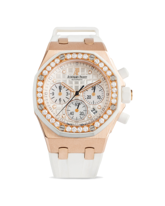 Rel&oacute;gio Audemars Piguet Royal Oak Offshore Ouro Rosa