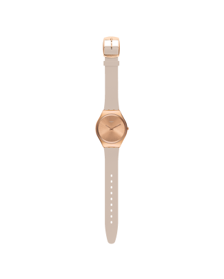 Relógio Swatch mulher Dourado Rosa Aço