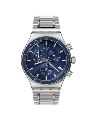 Relógio Swatch homem Cronógrafo Azul Aço