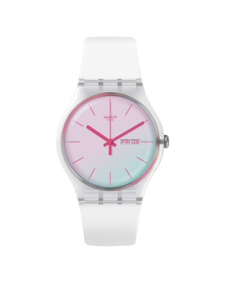 Relógio Swatch mulher Branco e Rosa