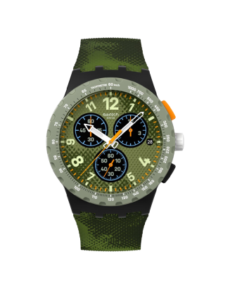 Rel&oacute;gio Swatch homem Cron&oacute;grafo Verde