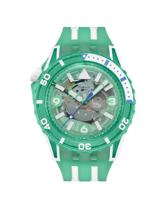 Rel&oacute;gio Swatch homem verde