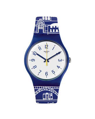 Relógio Swatch homem Azul e Branco Porto