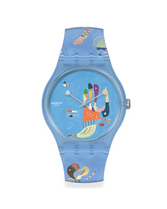Relógio Swatch homem Azul Kandinsky