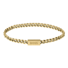 Pulseira Homem malha corrente dourada