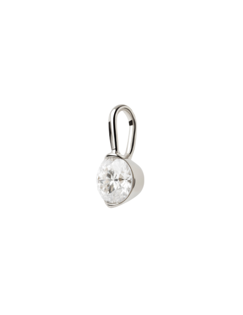 Pendente Grace Mini Ouro Branco Diamantes