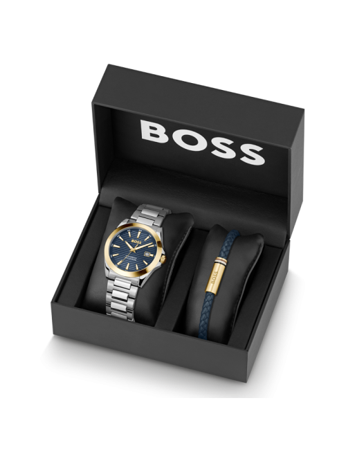 Set Relógio BOSS STRIKE e Pulseira