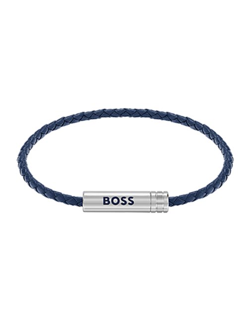 Pulseira Homem Pele e Aço Ares Air