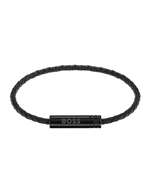 Pulseira Homem Pele e Aço Ares Air