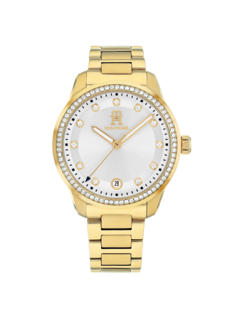 Relógio Mulher Aço IP Dourado