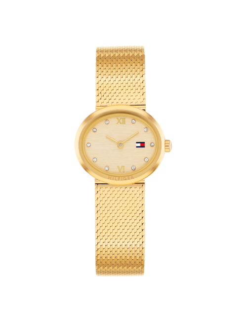 Relógio Mulher Aço IP Dourado
