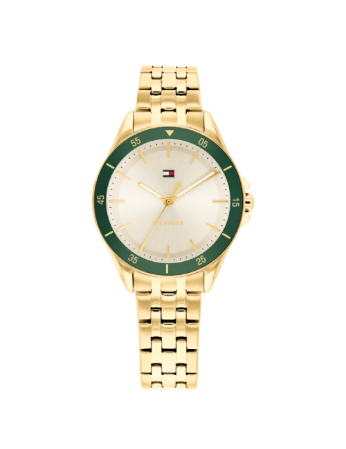 Relógio Mulher Aço IP Dourado