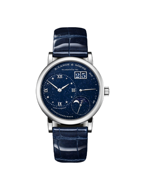 Little Lange 1 Moon Phase in 750 white gold