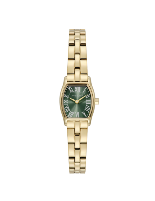 Relógio Mulher Tonneau Aço Dourado