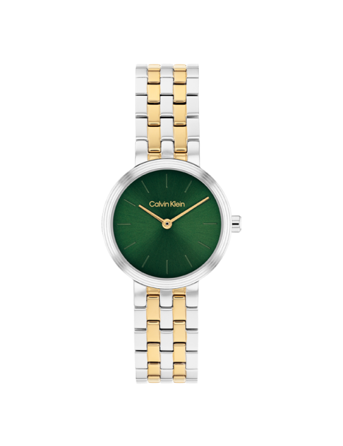 Relógio Senhora Bicolor e Verde