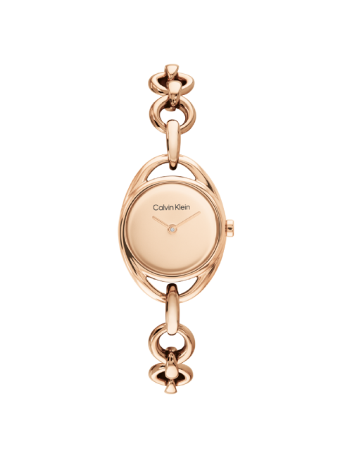 Relógio Senhora Dourado Rosa