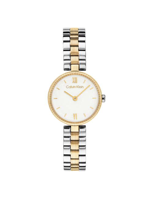 Relógio Senhora Bicolor Aço e Dourado