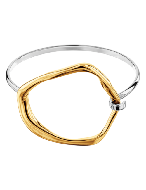 Pulseira Senhora em Aço e Dourado