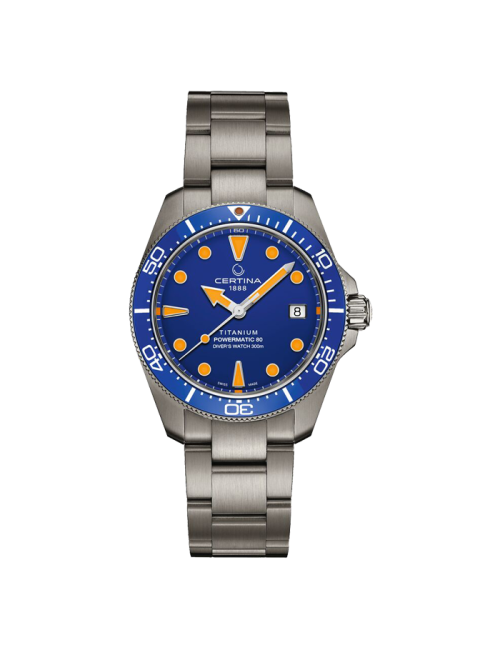 Relógio Homem Certina DS Action Diver 38mm Titanium
