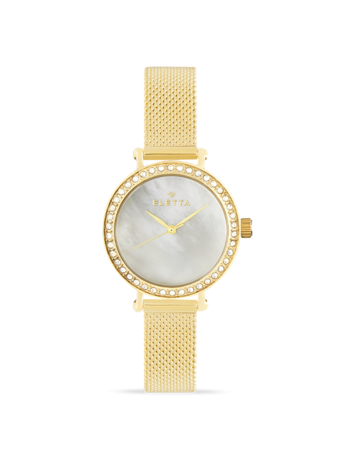 Box Relógio Mulher Celebration Gold