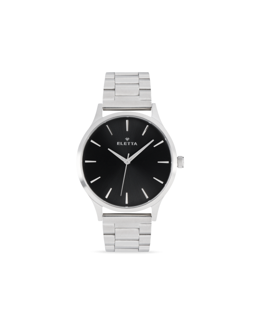 Relógio Homem New Classic XL Brushed Steel & Black