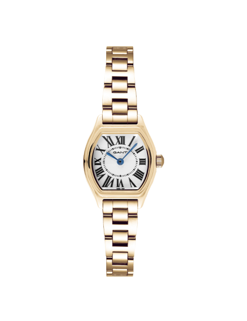 Relógio Feminino Caribou Branco e Dourado