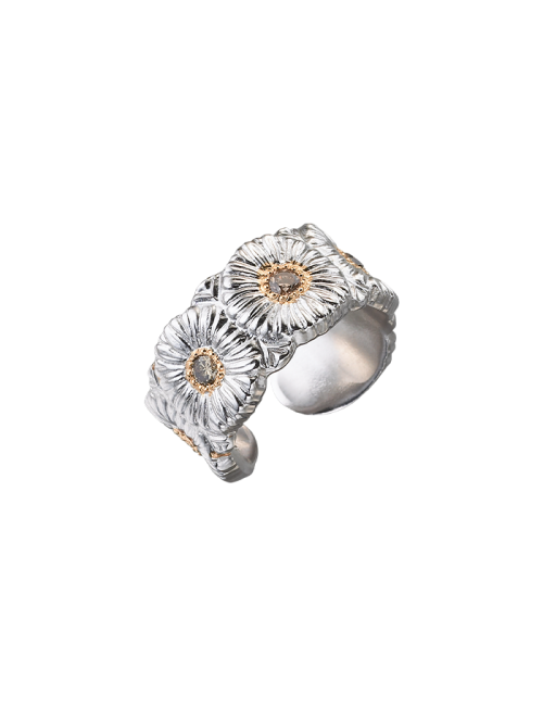 Anel Blossoms Eternelle Prata e Vermeil com Diamantes
