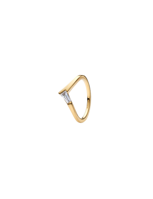 Anel Baguette Tiara