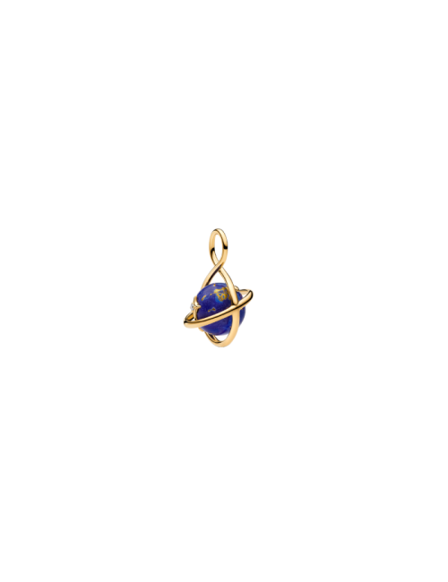 Conta Pendente Rotativa Planeta Azul Celestial