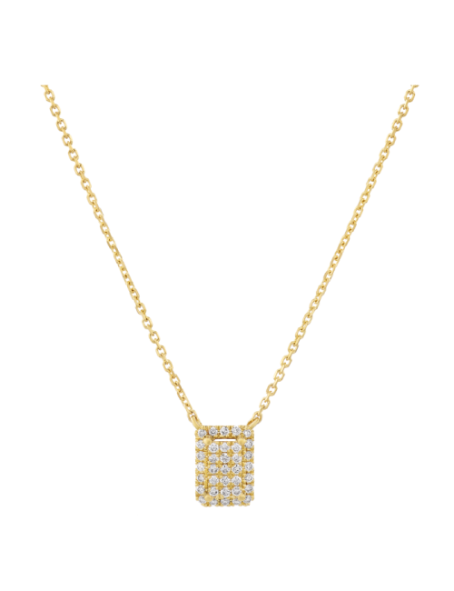 Colar Épure Radiant Modelo Pequeno Ouro Amarelo e Diamantes