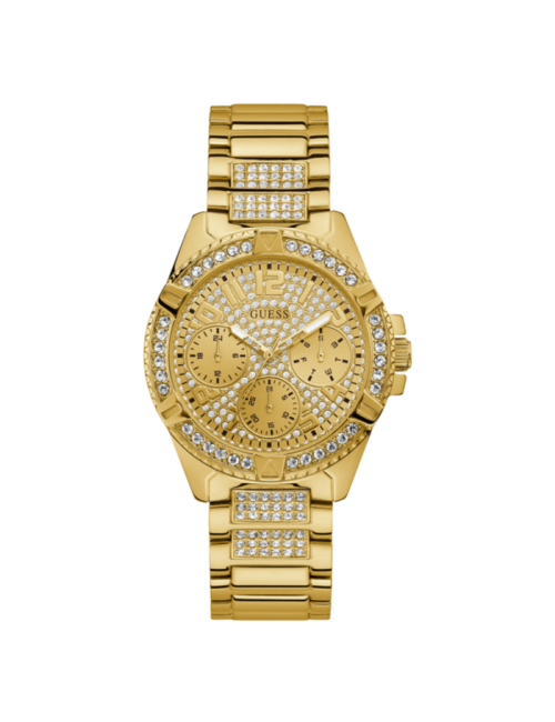 Relógio Feminino Frontier Dourado com Brilhantes